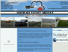 Tablet Screenshot of marshallcountyairport.com